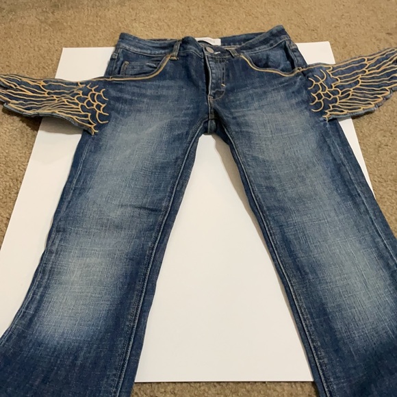 Adidas x Jeremy Scott wings denim jeans rare find 27 - Picture 9 of 13
